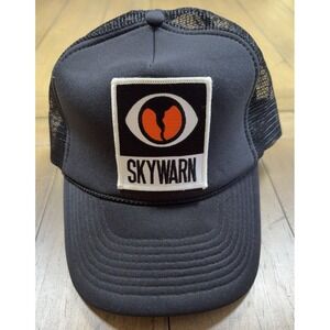 Vtg Y2K Skywarn Cobra Trucker Hat Cap Mesh Tornado Chaser Snapback Streetwear